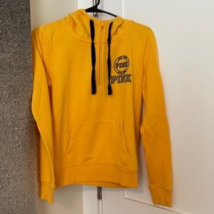 PINK Collegiate Half Zip Pullover